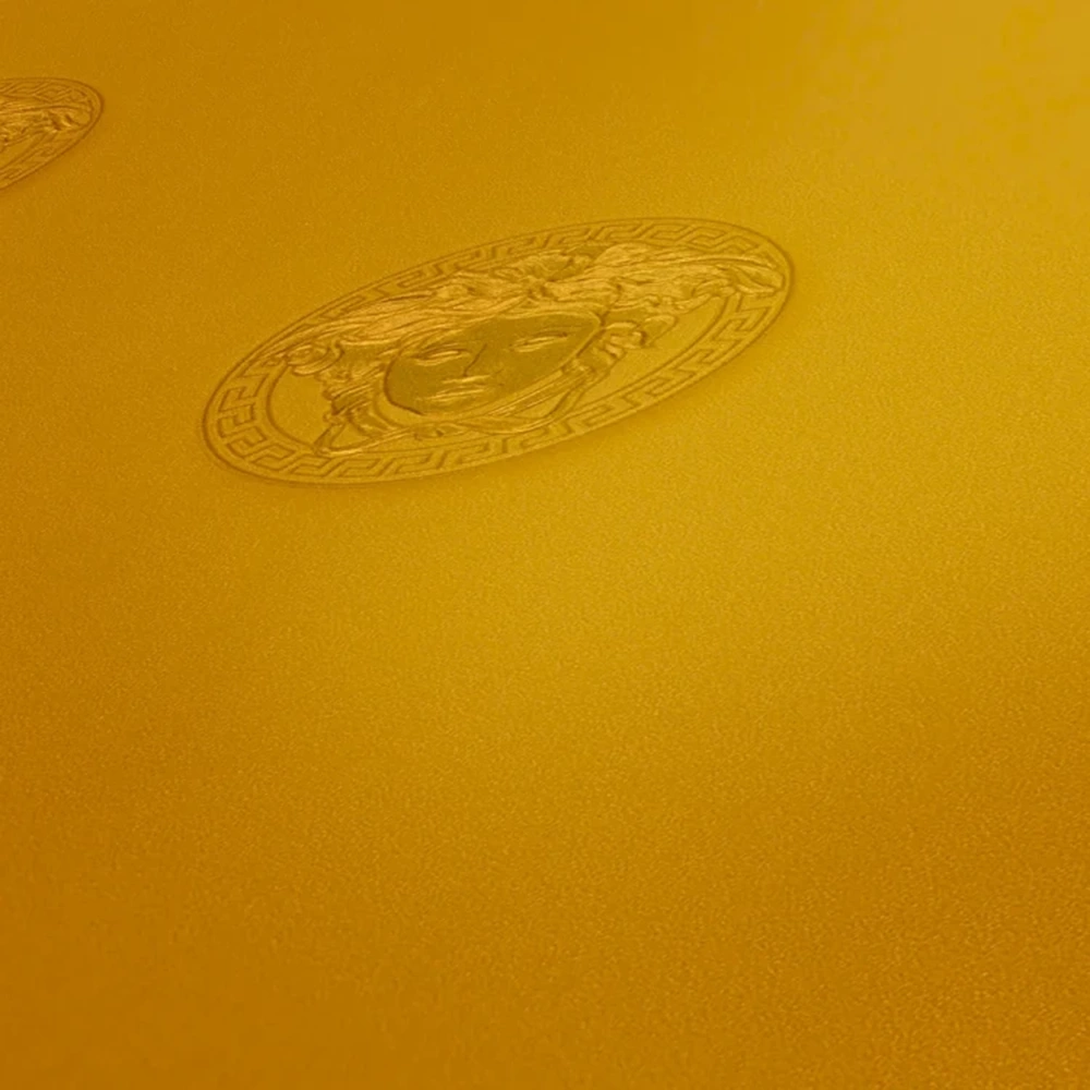 Versace 34862-4 Saf Altın Medusa Vinil Duvar Kağıdı - AS Creation