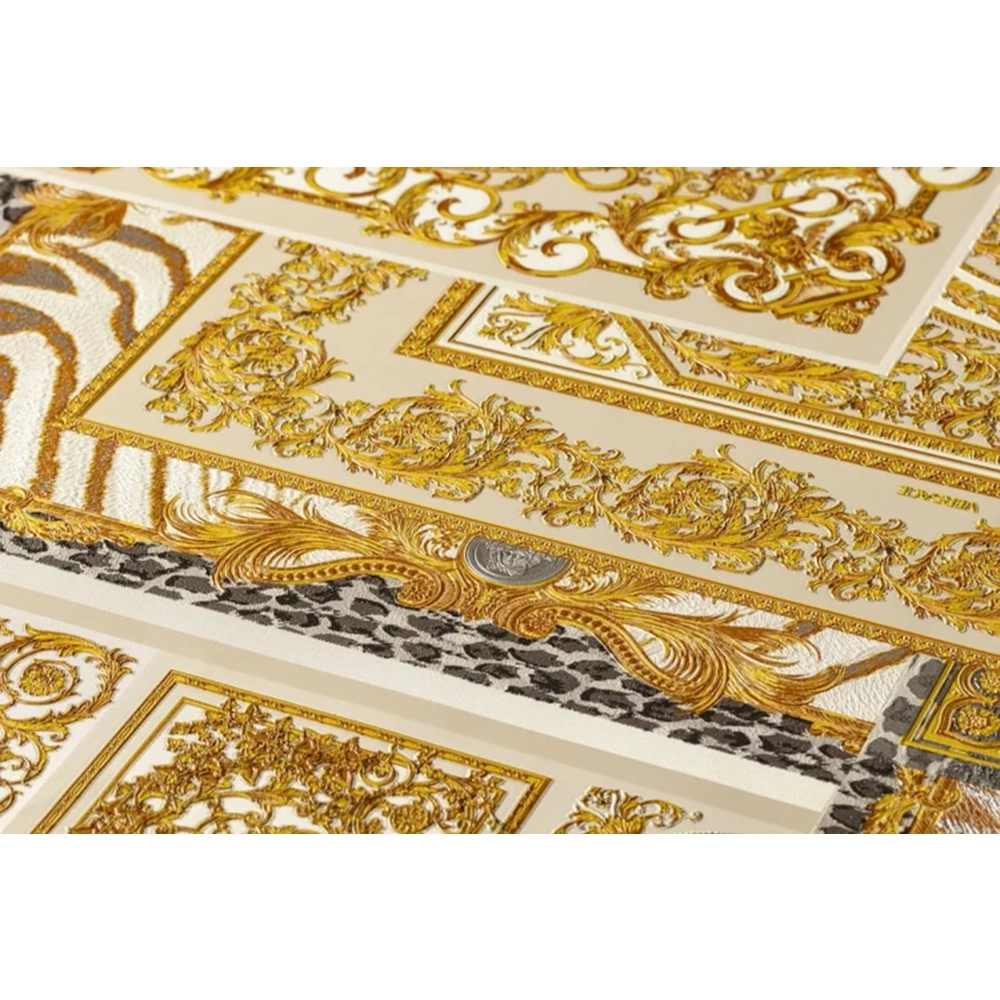 Versace 37048-4 Altın Klasik Vinil Duvar Kağıdı - AS Creation