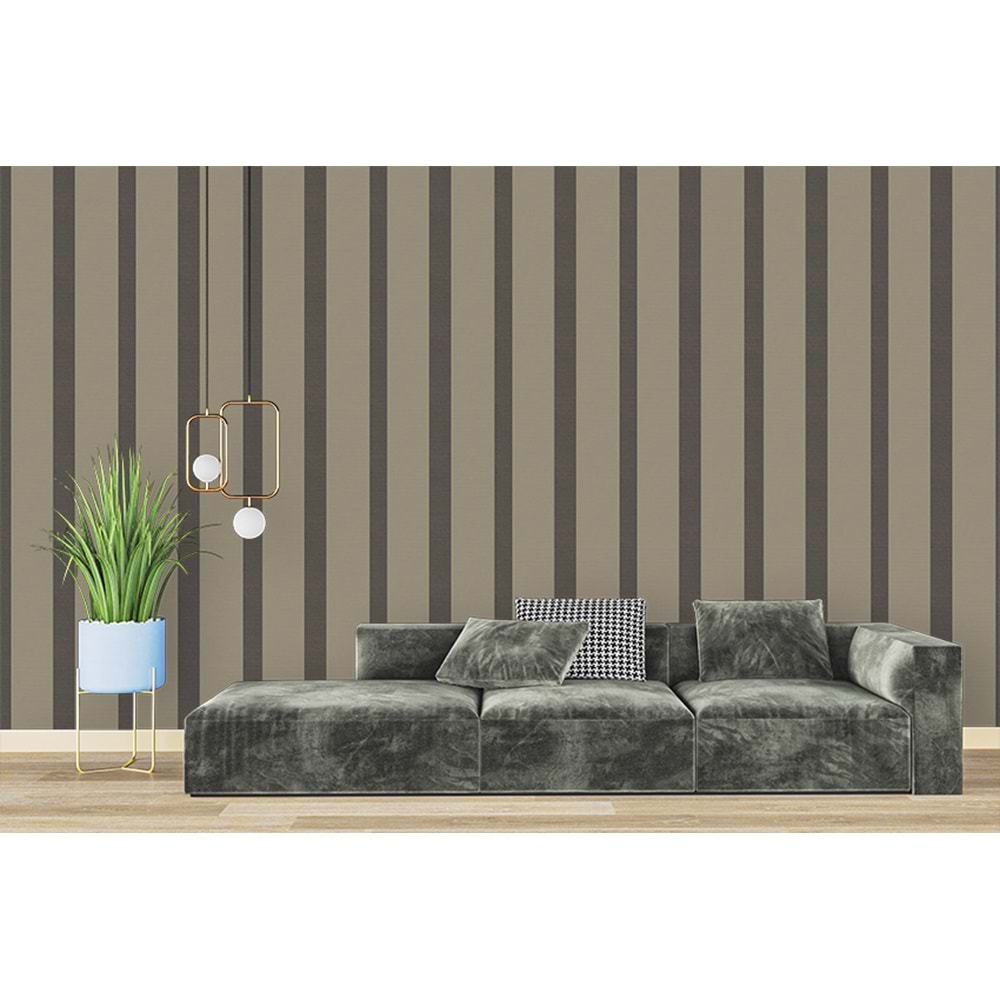 WIDE STRIPE BLACK & GOLD