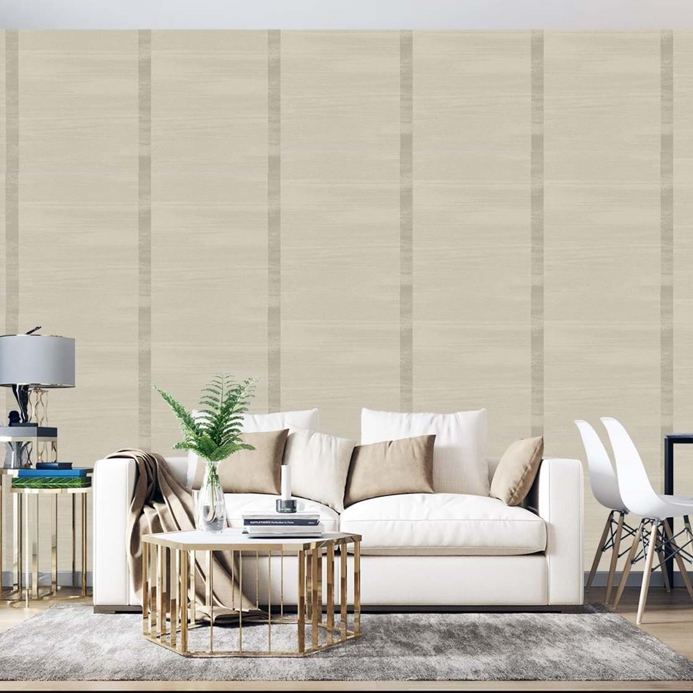 RAFFIA STRIPE IVORY