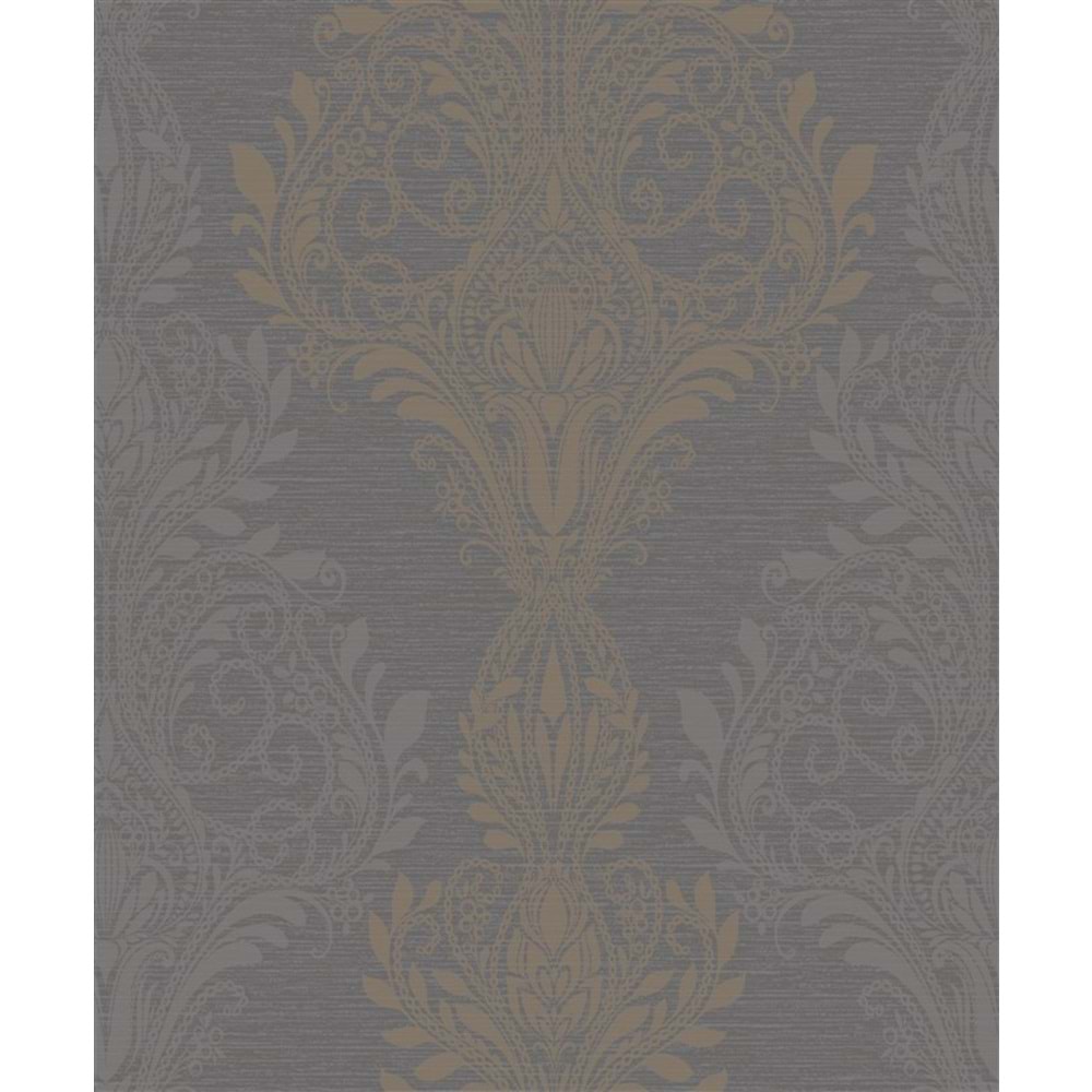 SLOANE DAMASK BLACK/BROWN