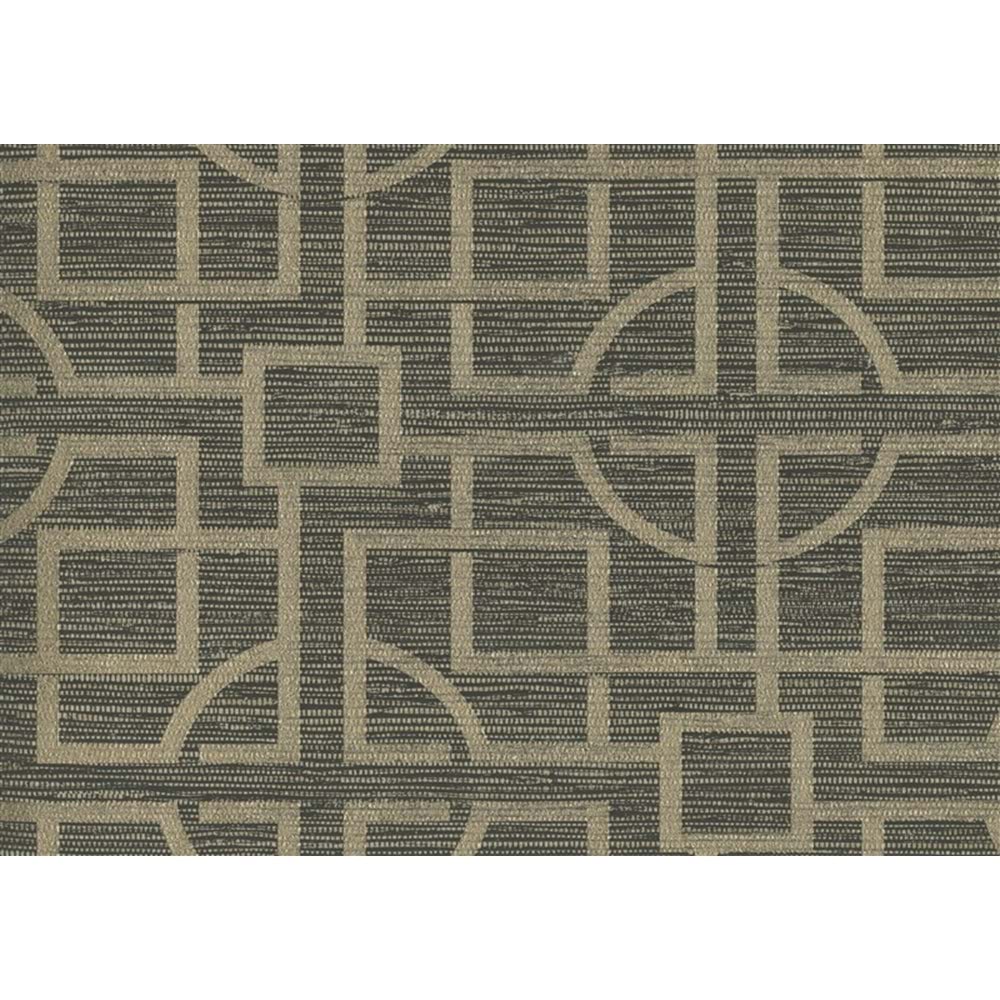 JAPANESE TRELLIS CHAROAL & GOLD