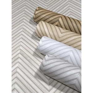 Marburg Travertino Grí Geometrik Duvar Kağıdı | 33375