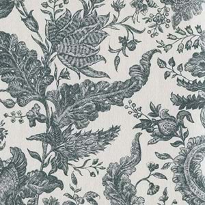 SketchTwenty Victoria Ink Yeşil Çiçekli Duvar Kağıdı CH01341
