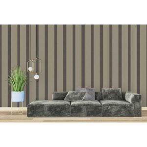 WIDE STRIPE BLACK & GOLD