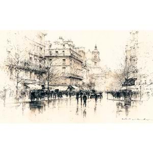 Echoes of a Rainy Boulevard