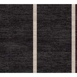 RAFFIA STRIPE DARK BROWN & GOLD