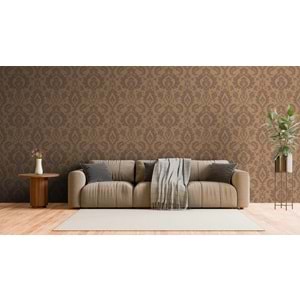 BOLD DAMASK COPPER BEADS