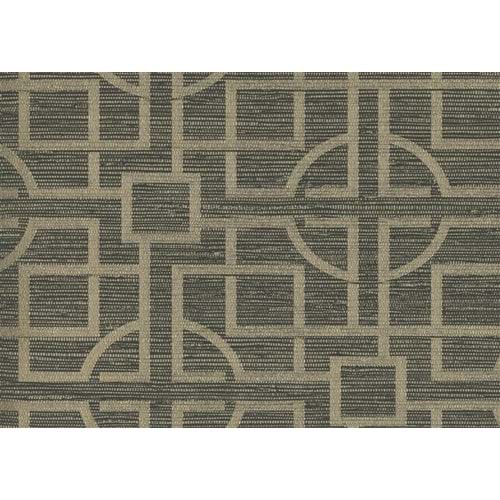 JAPANESE TRELLIS CHAROAL & GOLD