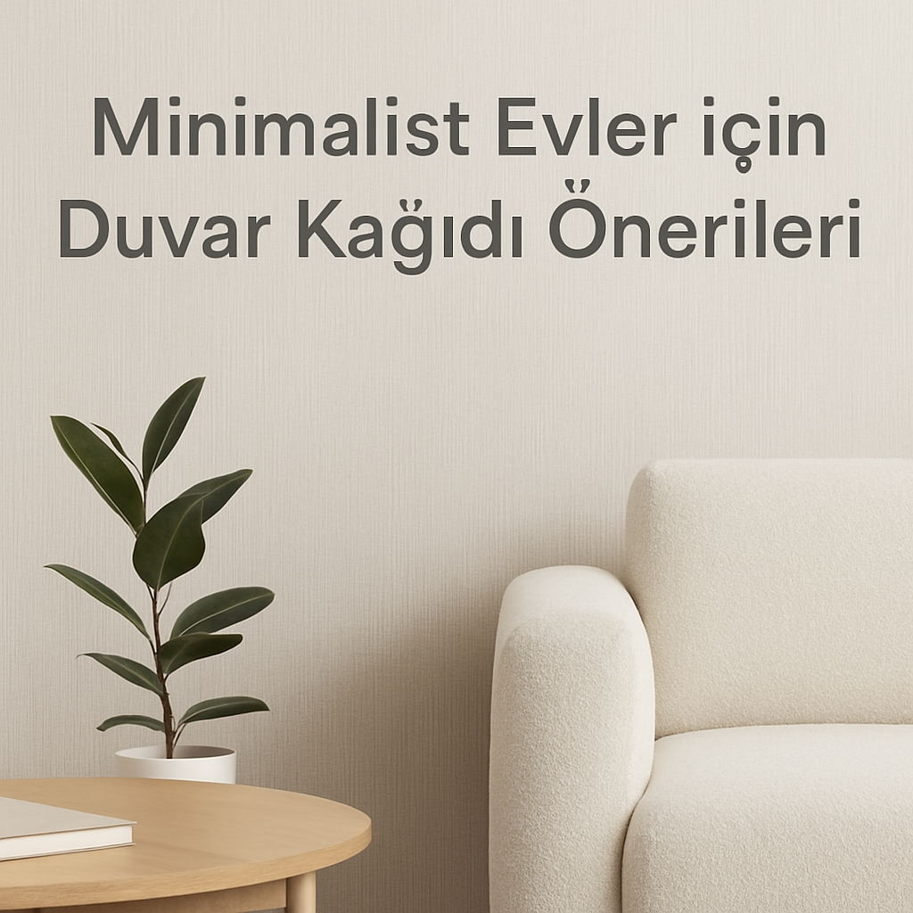 Minimalist Evler için Duvar Kağıdı Önerileri