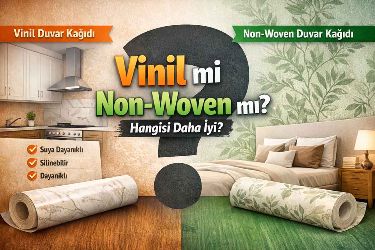Vinil mi non-woven Duvar Kağıdı mı? Hangisi Daha İyi?
